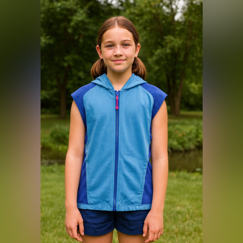 Ivivva Sleeveless Zip Up Hoodie / Vest
